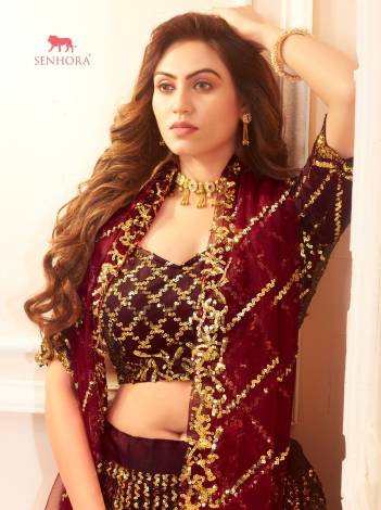 Sakhi Bridal Heritage Vol 7 By Senhora Dresses Designer Lehenga Wholesaler